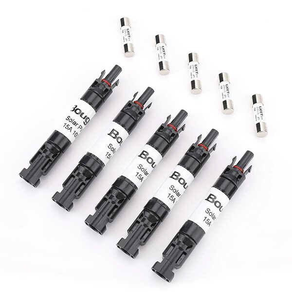 BougeRV 5 PCS 15A Solar Fuse Holder