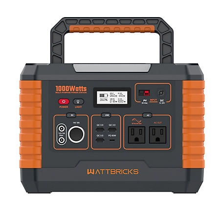 WattBricks 1000W Portable Power Station 270,000mAh