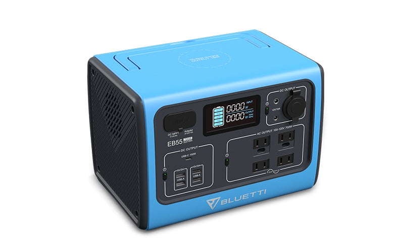 Bluetti EB55 Portable Power Station | 700W 537Wh