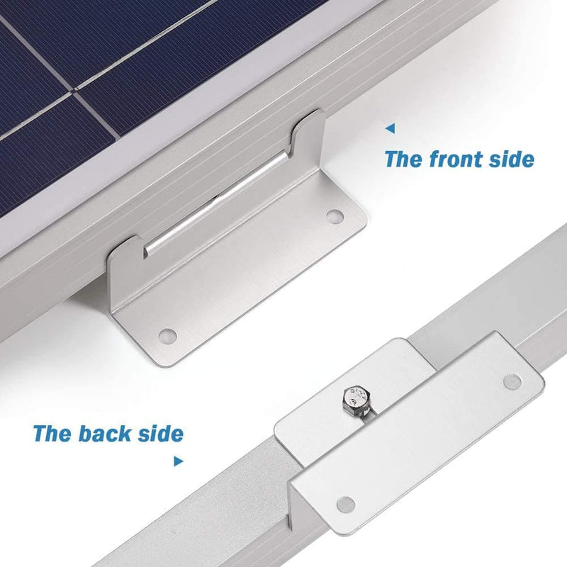 BougeRV Solar Panel Mounting Z Bracket Mount Kits (4 set 16 Units）