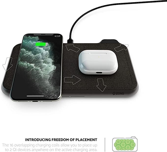 ZENS Liberty 16 coil Dual Wireless Charger