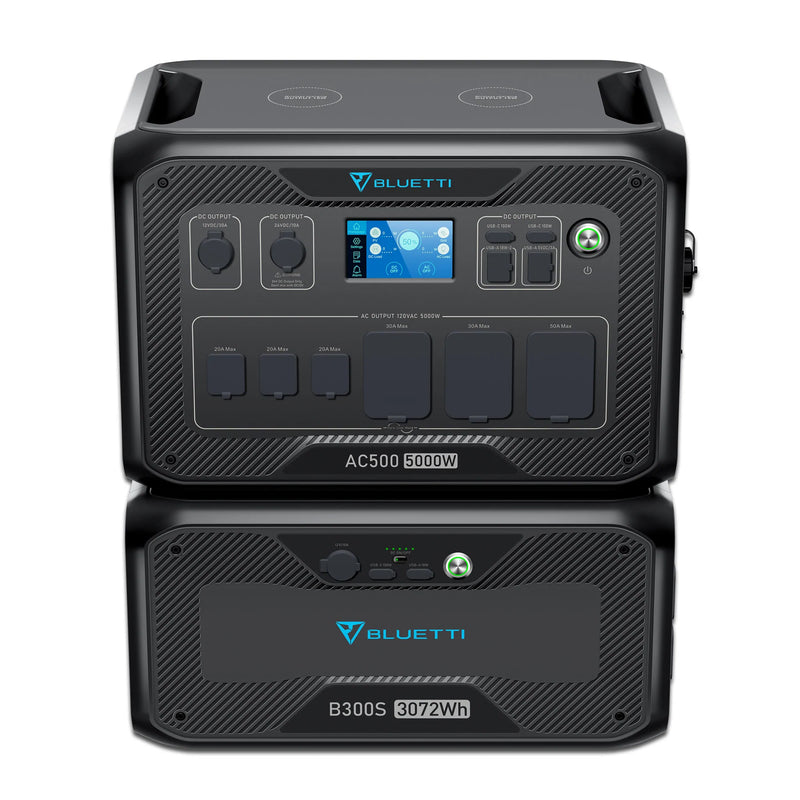 BLUETTI AC500 + B300S Home Battery Backup