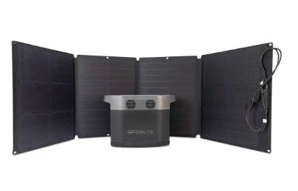 EcoFlow Delta 1300 Portable Battery Generator + 110W Solar Panel