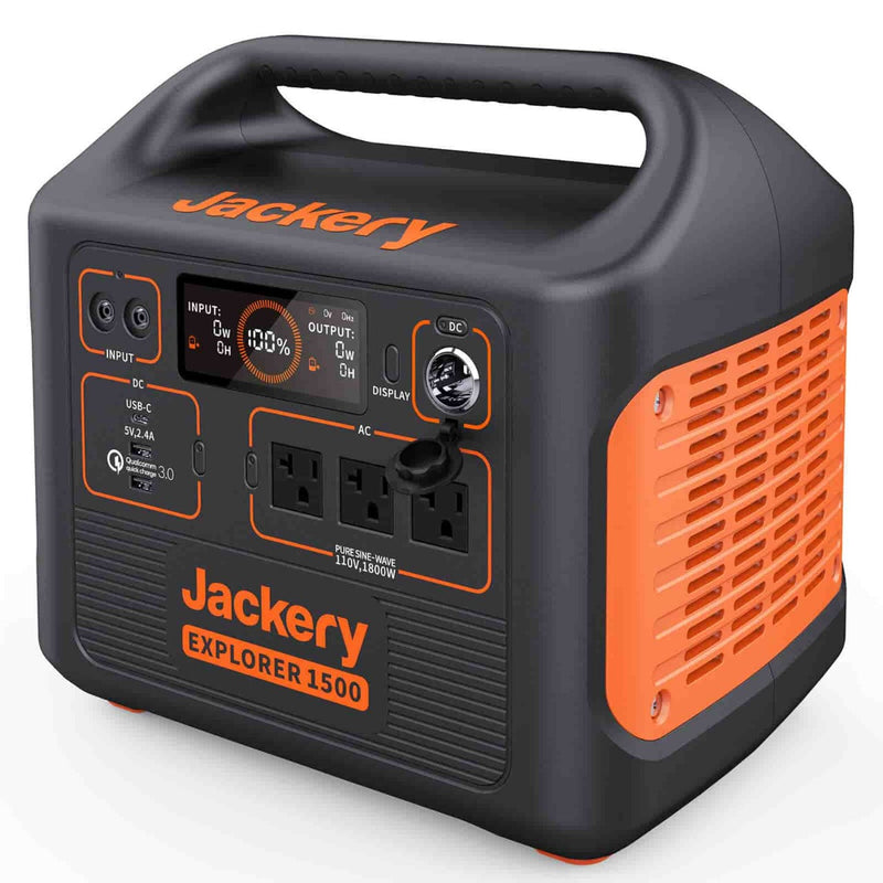 Jackery Explorer 1500 Portable Power Station (Refurbished)