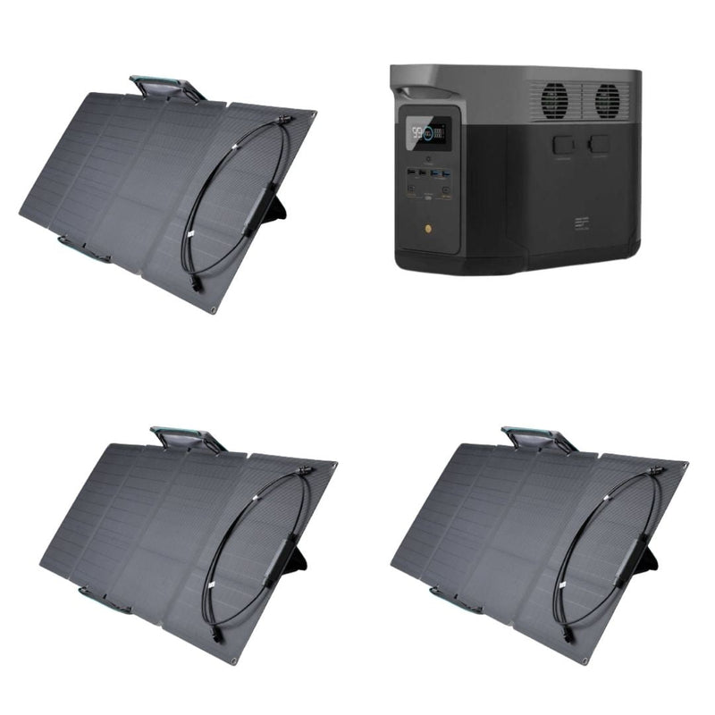 Ecoflow DELTA Max Portable Power Station + 160W Solar Panel