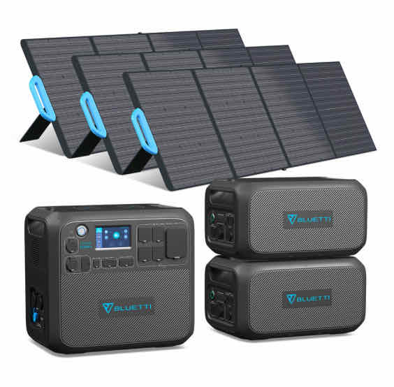 BLUETTI AC200Max Portable Power Station + 2*B230 + 3*PV200