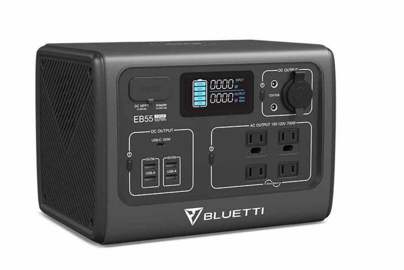 Bluetti EB55 Portable Power Station | 700W 537Wh