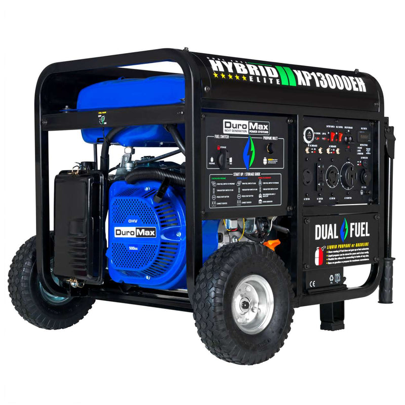 DuroMax XP13000EH 13,000 Watt Dual Fuel Hybrid Generator (Grade A Refurbished)