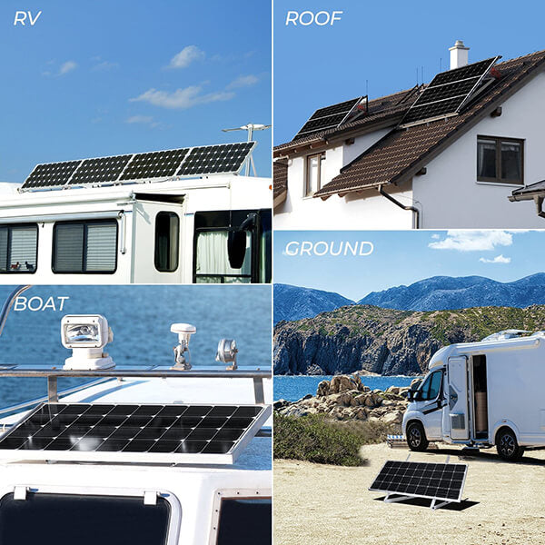 BougeRV 41 in Adjustable Solar Panel Tilt Mount Brackets