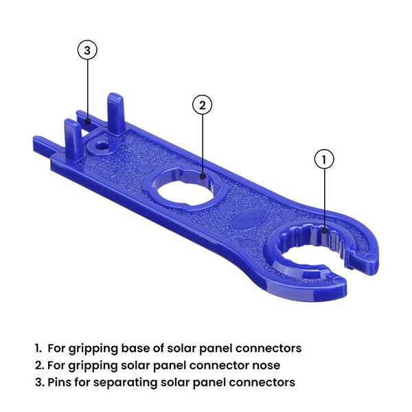 BougeRV Solar Connectors kits(6Pairs Male/Female &1 pair of spanners)