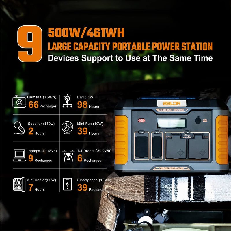 Togopower Baldr Pioneer 500 Portable Power Station